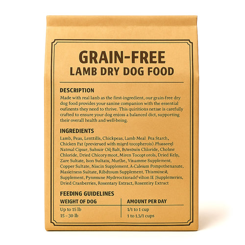 Pawtropolis All-Natural Lamb Dry Dog Food (Grain-Free)