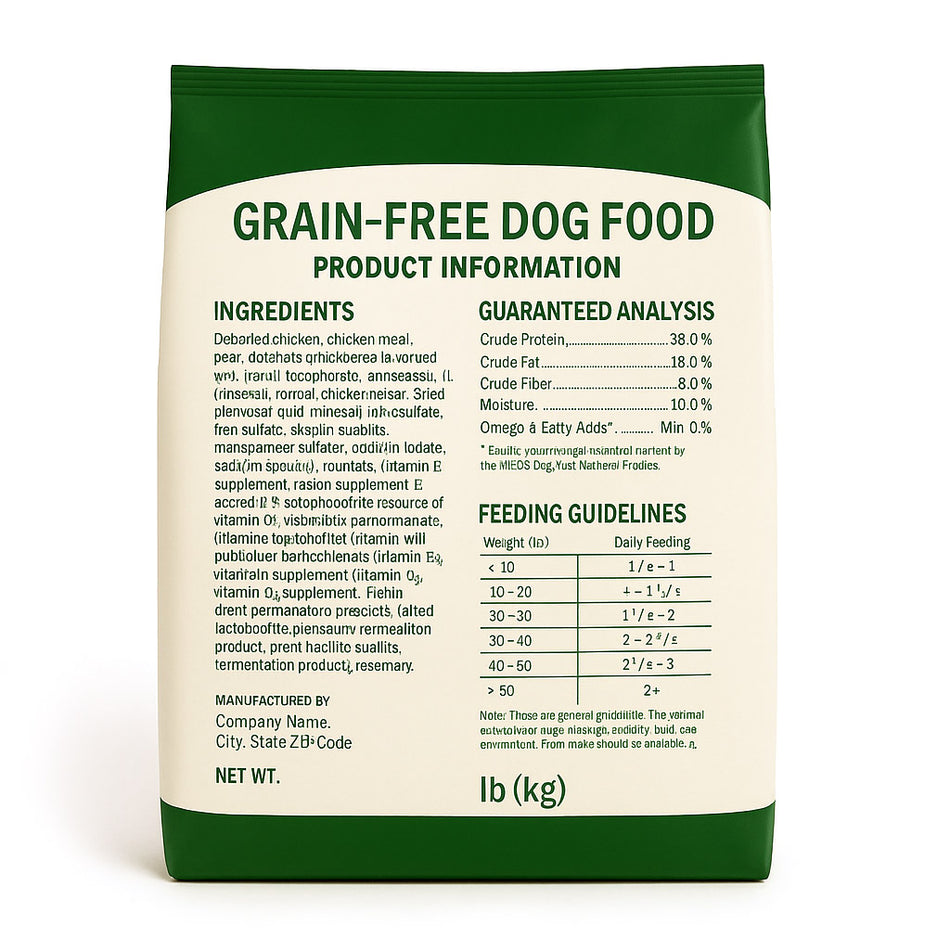 WhiskerFuel Grain-Free Dry Dog Food (No Corn, No Wheat)