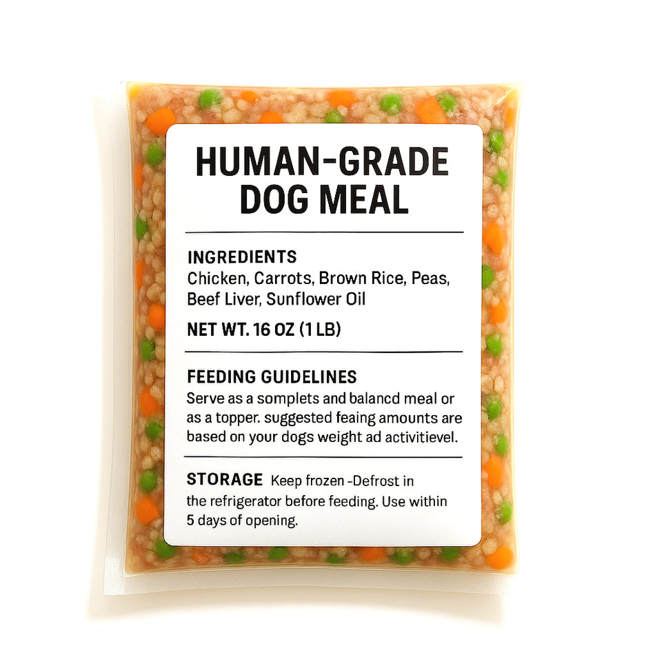 Shedless Human-Grade Dog Food Meal