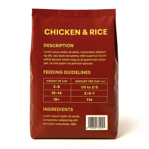 Hop Nibble Complete & Balanced Dry Cat Food (Chicken & Rice)