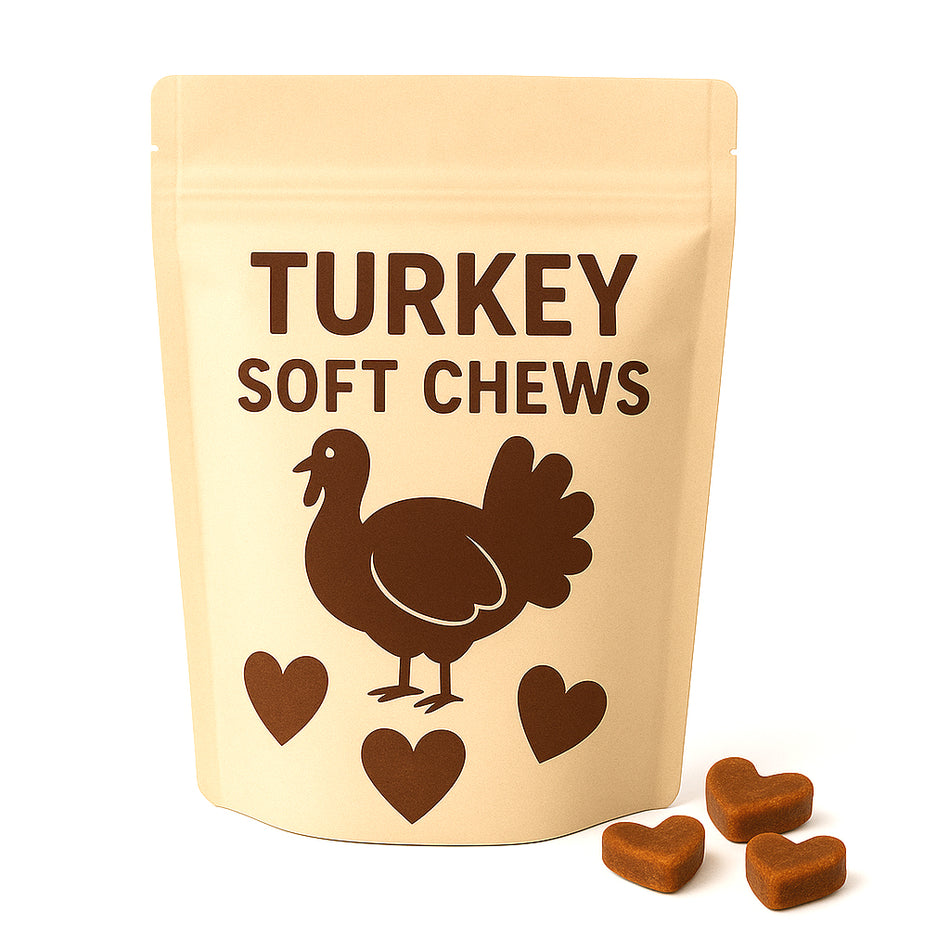 Fintasy Bites Turkey Heart-Shaped Training Treats