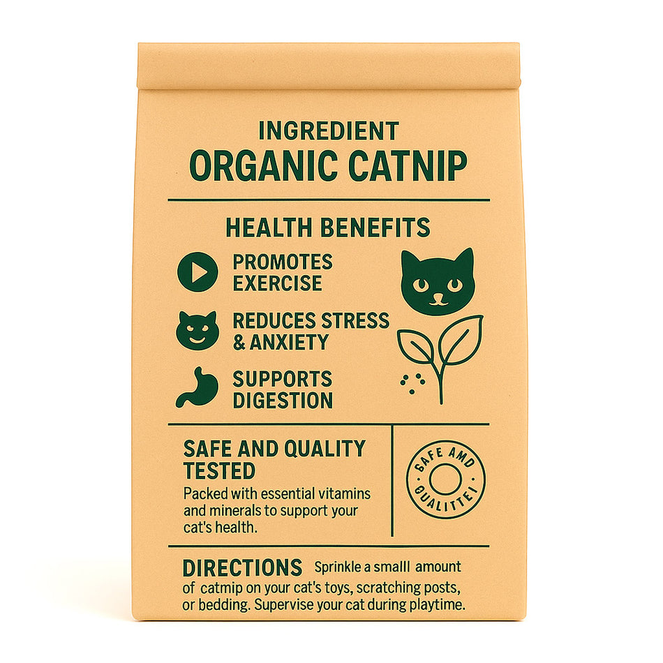 Tug Tribe Bag of Organic Catnip (Net Wt. 2 OZ)