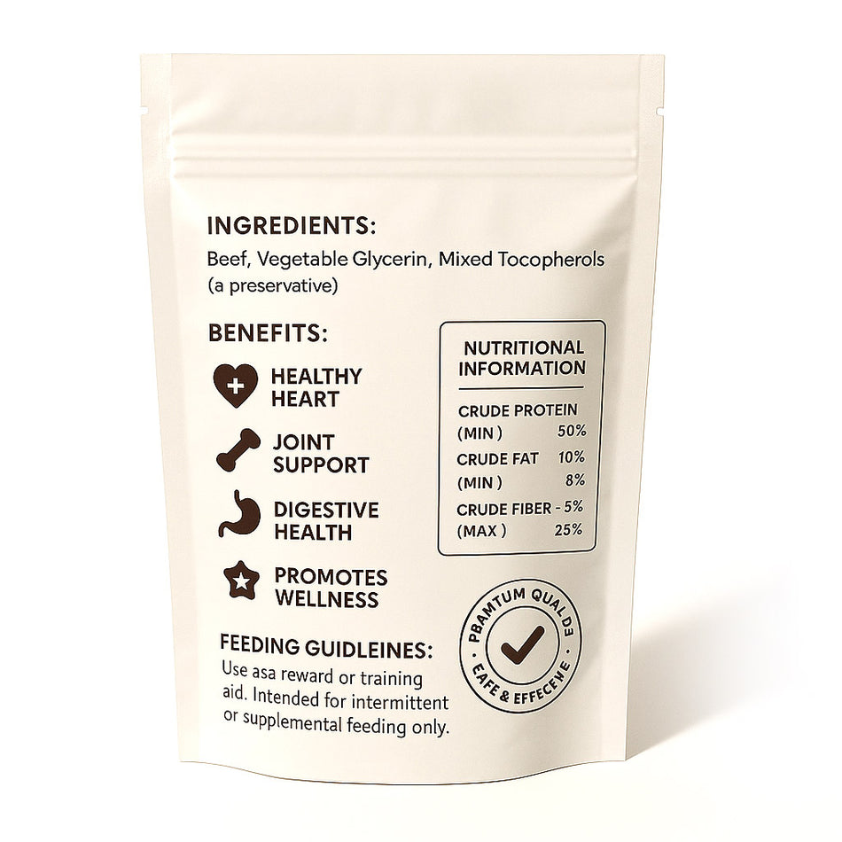 Tug Tribe High Reward Training Treats (Beef Bites)
