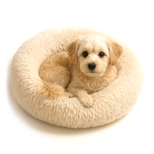 Feather Beak All-Natural Fluffy Donut Pet Bed