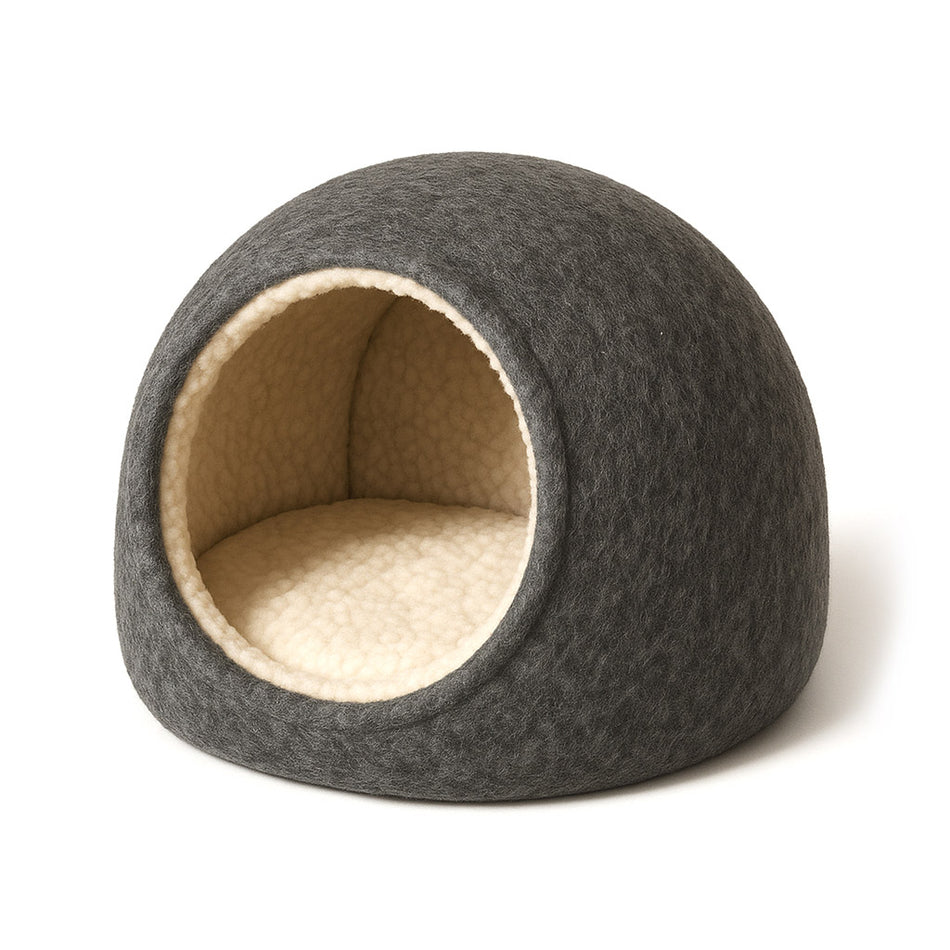 Pawtropolis Deluxe Felt Pet Bed / Igloo