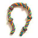 Shedless Multi-Color Rope Ring Dog Toy