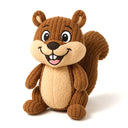 Hop Nibble Soft-Chew Squeaky Squirrel Toy