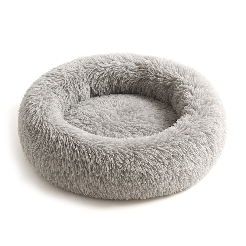 WhiskerFuel Luxurious Faux Fur Calming Pet Bed