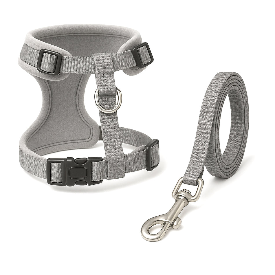 Tug Tribe Adjustable Dog Harness and Leash Set
