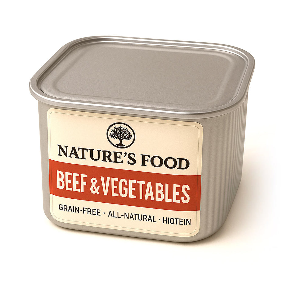 Hop Nibble Nature's Food Wet Food (Beef & Vegetables)