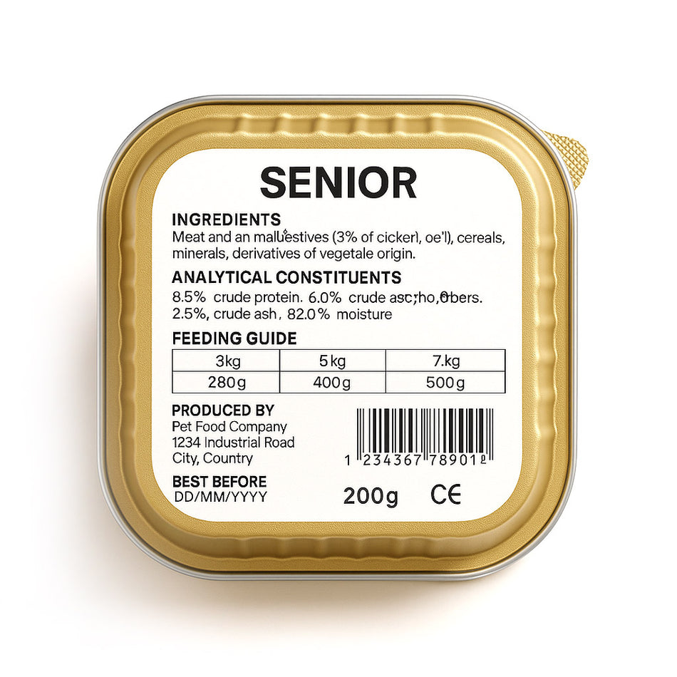 Lizard Haven Senior Wet Dog Food